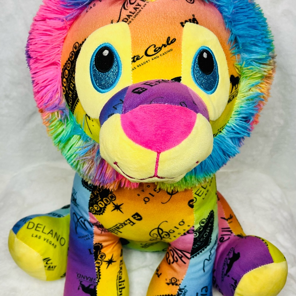 Las Vegas Colorful Plush Lion